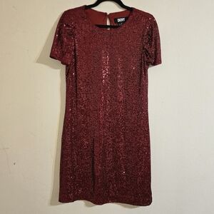 DKNY Sequined Cocktail Dress